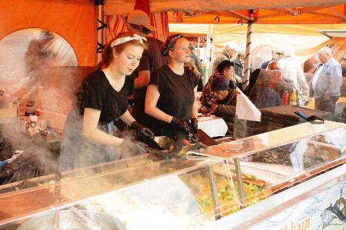 Picture of our stall at one of the food festivals we attended in Bristol.