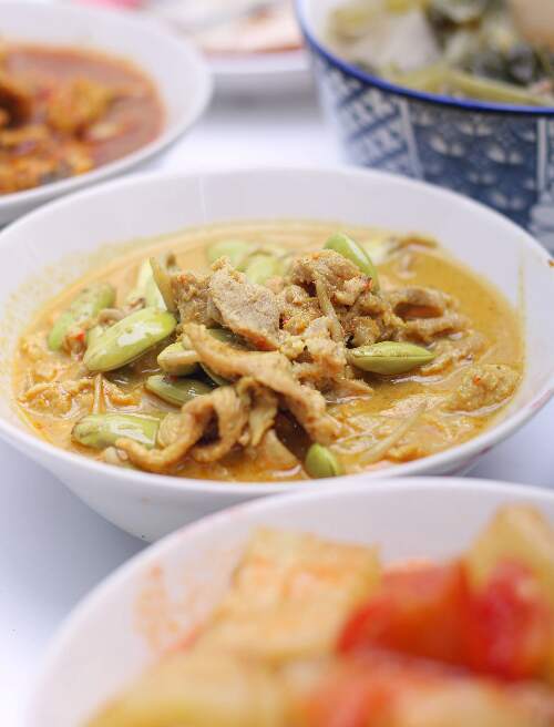 Photo of our yellow thai curry.